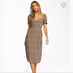 Billabong love letter floral dress (black multi)